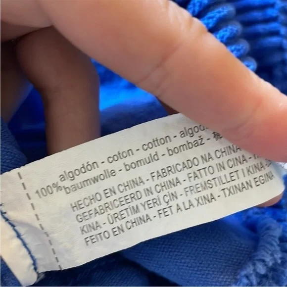 Zara Cobalt Blue Oversized Corduroy Jacket Shacket - Picture 5 of 16